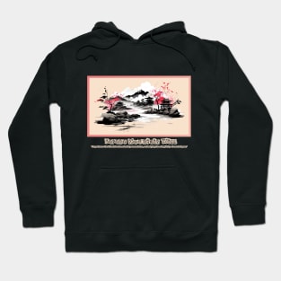 Japan Zen Style Serene Mountain Hoodie